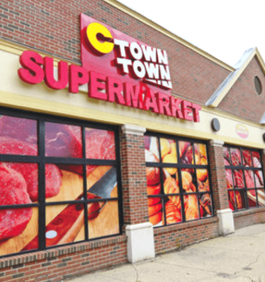C Town Supermarket Front of Store