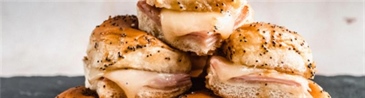 Ham and Cheese Sliders with Fig Jam using Cracker Barrel Cheese